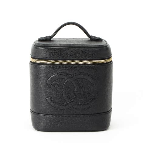 vintage chanel makeup bag.